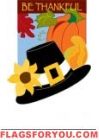 App- Be Thankful House Flag