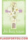 Easter Cross House Flag