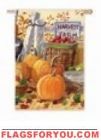 last one - Harvest Farm Garden Flag