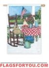 3 left - Summer Porch House Flag