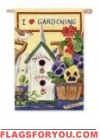 Pansies & Friends Garden Flag