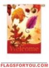 Falling Leaves House Flag