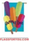 Popsicles Garden Flag
