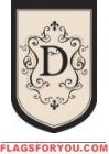 Monogram "D" Garden Flag - 2 left