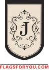 Monogram "J" Estate Flag