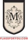 Monogram "M" Garden Flag