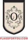 Monogram "O" Garden Flag