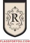 Monogram "R" Estate Flag