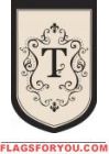 Monogram "T" Garden Flag