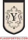 Monogram "Y" Garden Flag