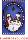 10 left - Holiday Wishes House Flag