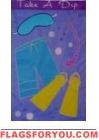 Take A Dip 3D House Flag - 6 left