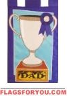 #1 Dad Garden Flag