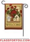 Country Geraniums Garden Flag