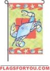 1 left - Coastal Crab Garden Flag