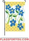 1 left - Country Flowers Garden Flag
