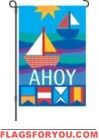 4 left - Ahoy Garden Flag
