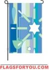 1 left - Happy Hanukkah Garden Flag