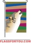 8 left - Durango Night Garden Flag