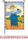 1 left - Sam The Scarecrow Garden Flag