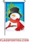 Frosty Friends Garden Flag