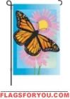 1 left - Merry Monarch Garden Flag