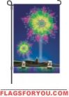 last 1 - Fireworks Fantasy Garden Flag