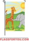 1 left - Zoo Pals Garden Flag