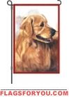 Golden Retriever Garden Flag
