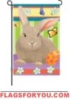 Hip Hop Bunny Garden Flag