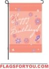 8 left - Birthday Blast Garden Flag