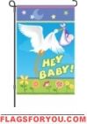 Here Comes My Baby Garden Flag - 4 left