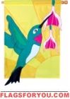 Hummingbird House Flag