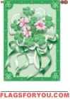 5 left - Celtic Shamrock Garden Flag