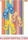 last one - Espadrille Flip Flops House Flag