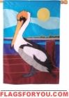 Surfside Pelican House Flag
