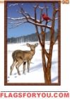 A Walk In The Woods House Flag