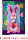 Easter Bunny House Flag - 1 left