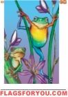 Rainforest Tree Frog House Flag - 1 left