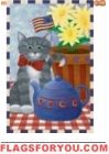 Kitty Korner House Flag