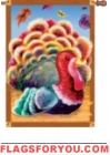Tim The Turkey House Flag