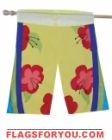 Board Shorts Crafted Applique Flag