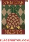 Welcome Friends House Flag - 2 left
