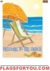 Welcome to the Beach House Flag