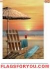 Bali Sunset House Flag