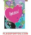 1 left - Amour! Garden Flag
