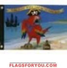 1 left - Parrot the Pirate Seafarer Flag