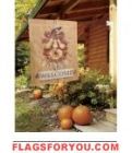 Scrapbook Wreath House Flag