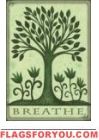 Breathe Garden Flag