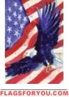 Liberty Eagle House Flag